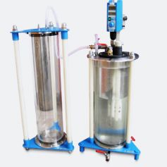 Bioreactor to anaerobic fermentation with biogas analyser